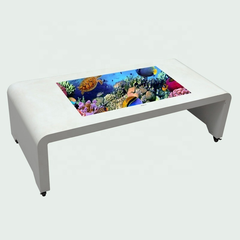 43 inch coffee touch table games infrared touch interactive touch screen table