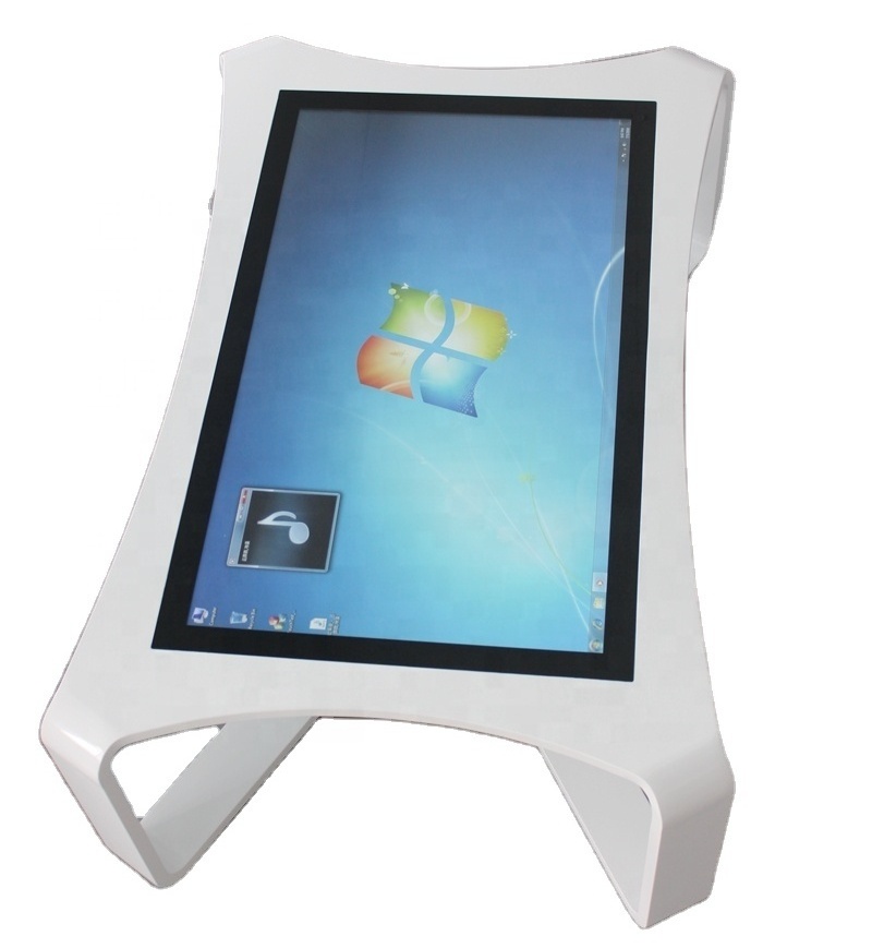 43 inch multi media touch screen information table kiosk, multi touch screen conference table