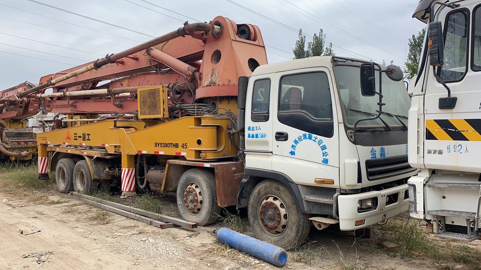 isuzu putzmeister pump truck / concrete pump truck/truck mounted concrete mixer pump