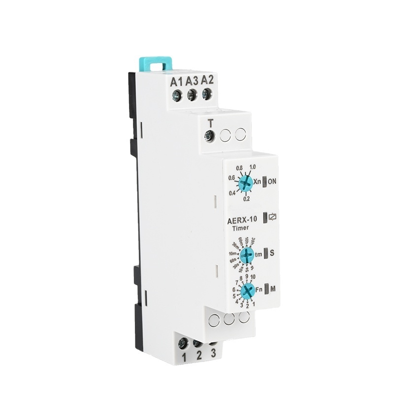 AOASIS 150-260VAC/24VDC/AC AERX-10 Multi-function Time relay with ON/OFF delay time switch