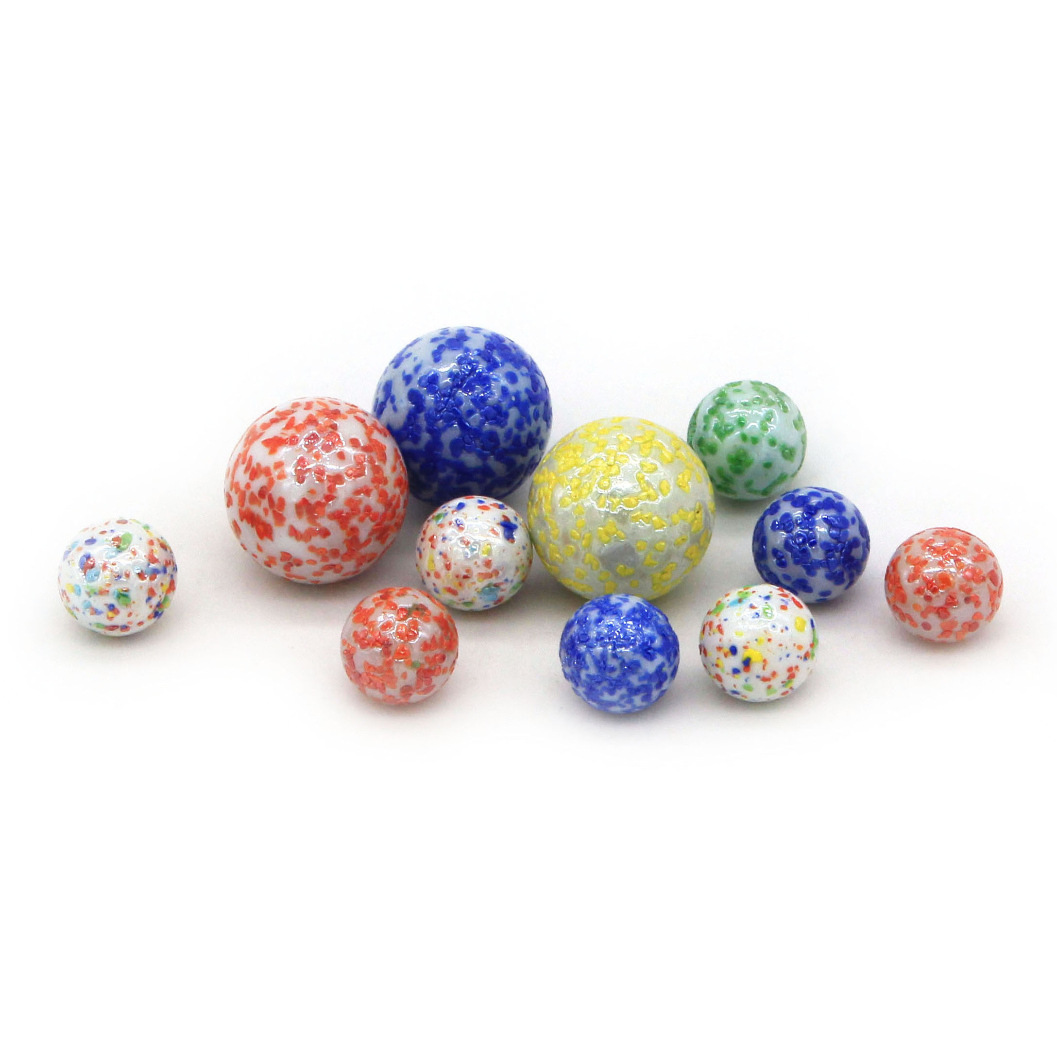 Opal solid white color glass marble ball for chessman toy