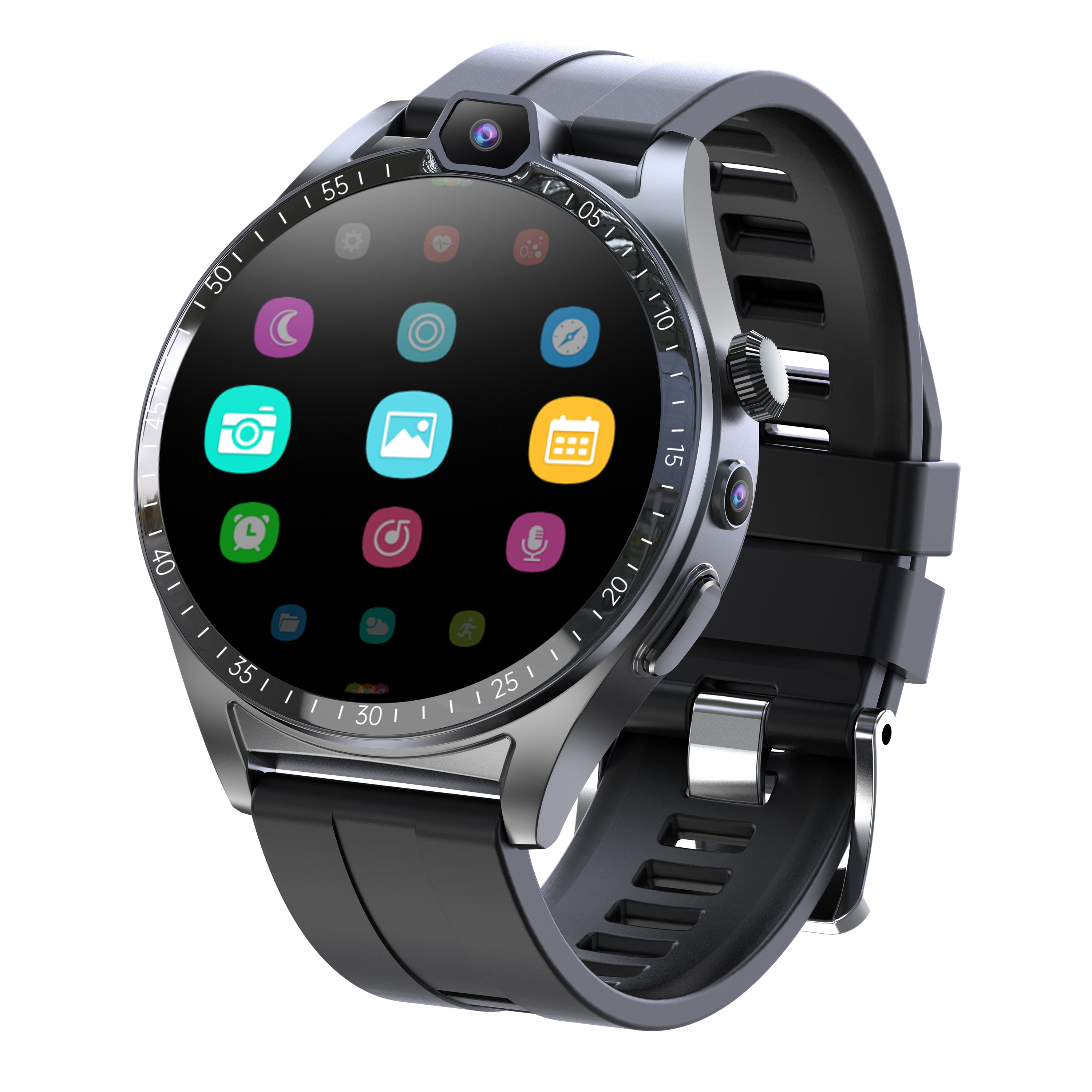 Best Quality Android Wrist Watch NFC  Large Capacity T1 Smart Electronics 1.43 Dual Camera 4G Smart Watch Sports Dual Camera Gam