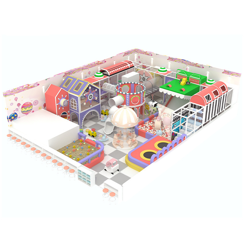 Popular White Pink Pastel Ball Pit With Slide White Toddlers Adult Soft Play White Plastic Ball Pit Slide Round Square Ball Pit