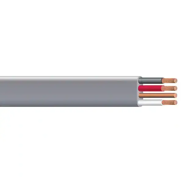 Copper Conductor with PVC Insulated Flat Twin and Earth Electronic Wire 2.5 mm2