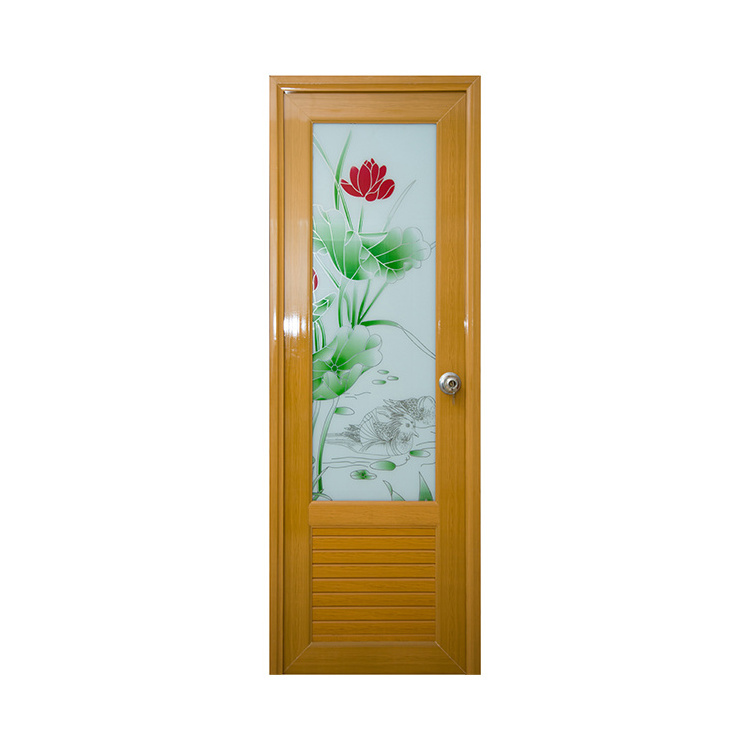 Fashion Push And Pull Toilet High Speed Door Pvc Plastic Sliding Doors For Bathrooms