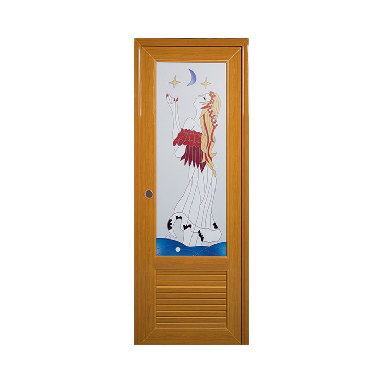 Fashion Push And Pull Toilet High Speed Door Pvc Plastic Sliding Doors For Bathrooms