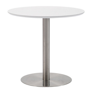 Modern design high quality cheap round tall small white height bar table for round base