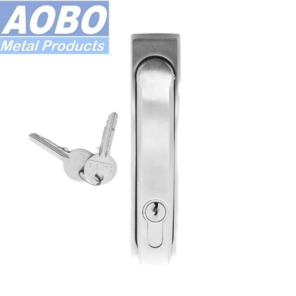 Stainless Steel Swing Flush Door Handle Lock for Electronic Cabinet