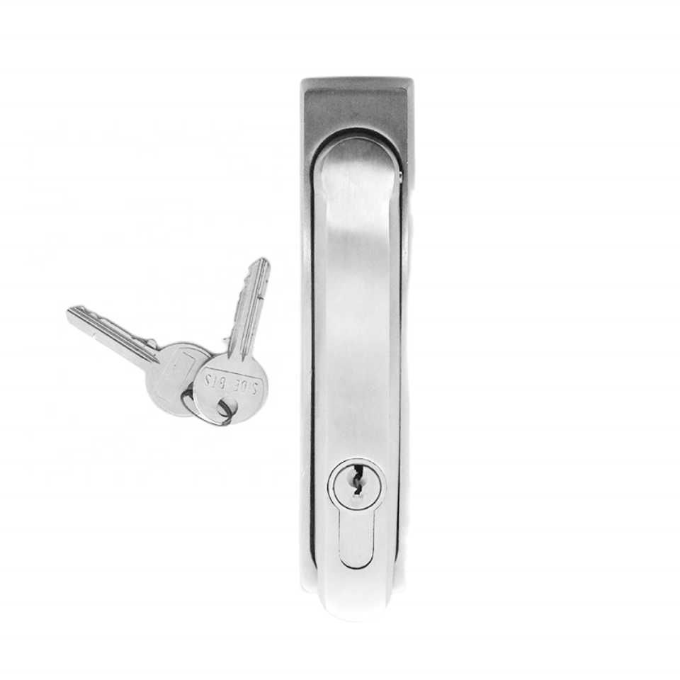 Stainless Steel Swing Flush Door Handle Lock for Electronic Cabinet