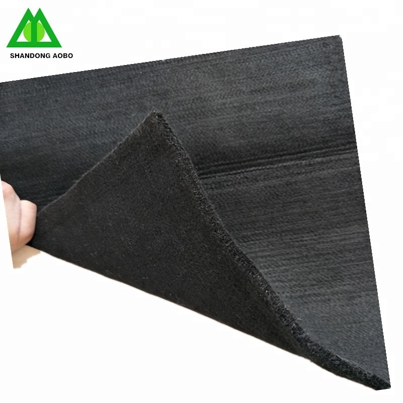 High quality Black Heat insulation felt Active carbon wadding /felt for bullet train