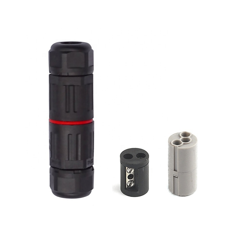 IP68 CDF-M3 2-3 core screwless mini waterproof connector for outdoor lighting small waterproof connector