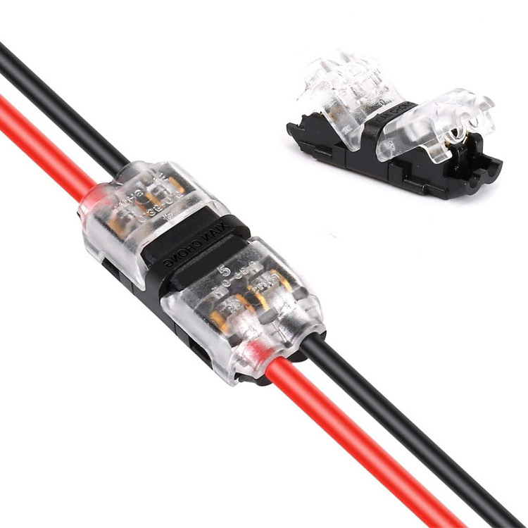 Low Voltage Wire Connectors 2 Pin 2 Way I Shape Terminals 18/20/22 AWG Quick Splice Wire Wiring Connector