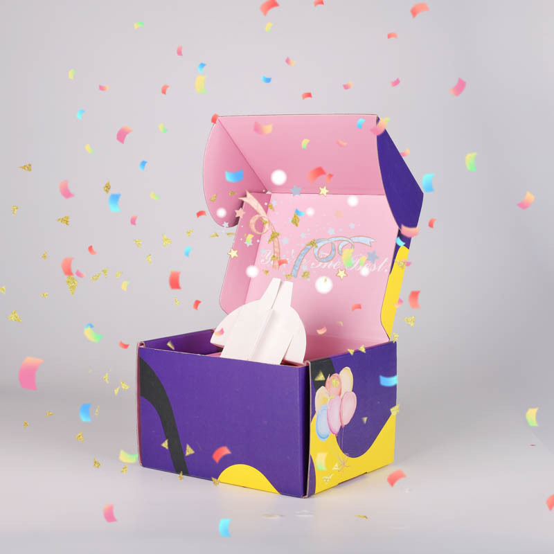 Explosion Surprise Box Gift Handmade Birthday Anniversary Wedding DIY Exploding Confetti Birthday Pop Up Paper Gift Box