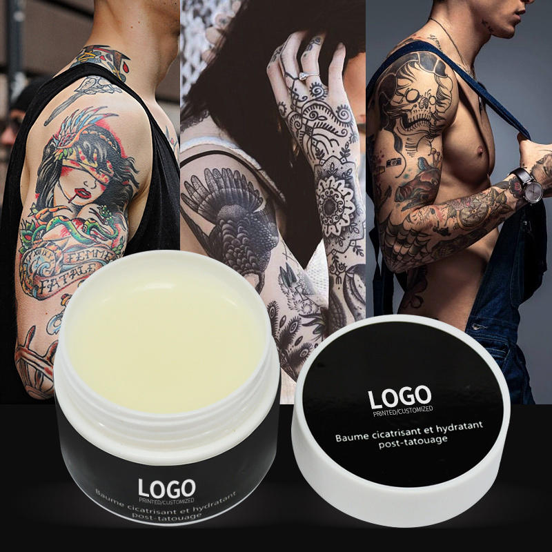 Private Label Vegan Moisturizer After Care Tattoo Butter Skin Care Tatoo Balm Products Tattoo Aftercare Cream