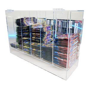 OEM Custom 6 Slot Pokemon Pack Card Dispenser Acrylic Booster 36 Pack Card Dispenser Display Case for Pokemon ETB TCG MTG Card