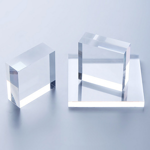 Engraved Solid Transparent Acrylic Block Display lucite Acrylic Logo Blocks