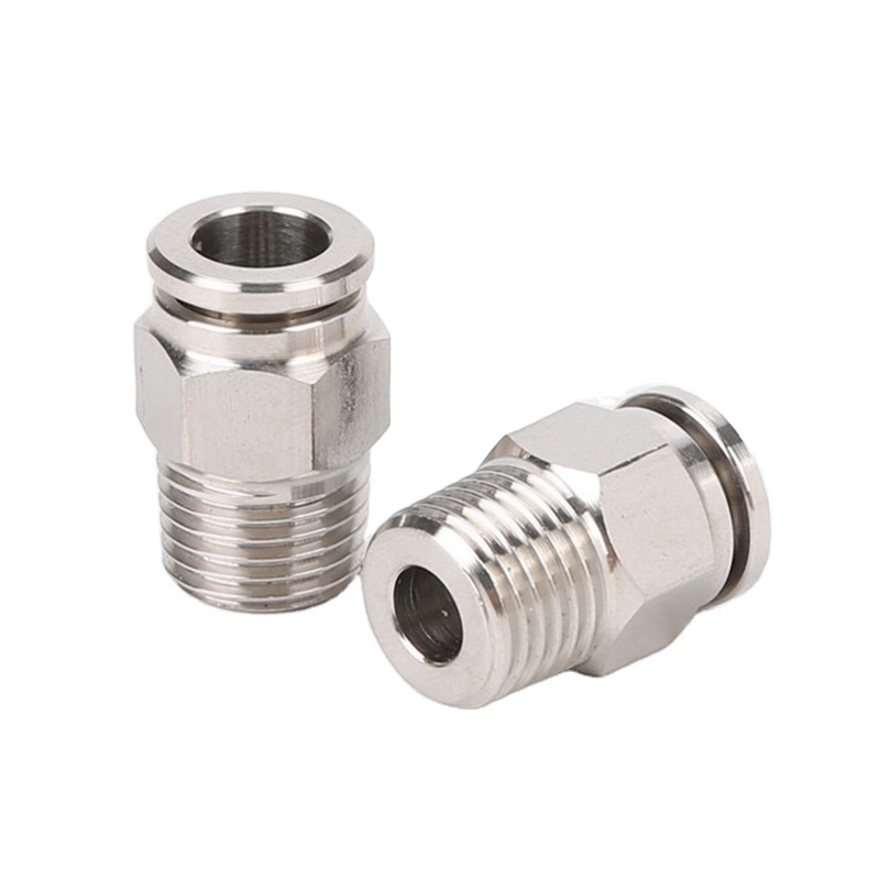 brass pneumatic fittings quick connect air fittings air hose pneumatic connector push in quick connector metal pneumatic fitting