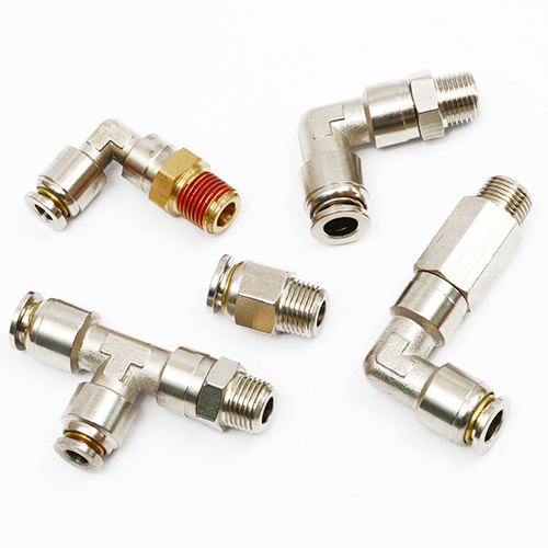 brass pneumatic fittings quick connect air fittings air hose pneumatic connector push in quick connector metal pneumatic fitting