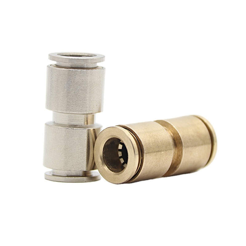 brass pneumatic fittings quick connect air fittings air hose pneumatic connector push in quick connector metal pneumatic fitting