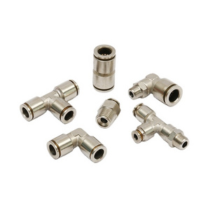 brass pneumatic fittings quick connect air fittings air hose pneumatic connector push in quick connector metal pneumatic fitting