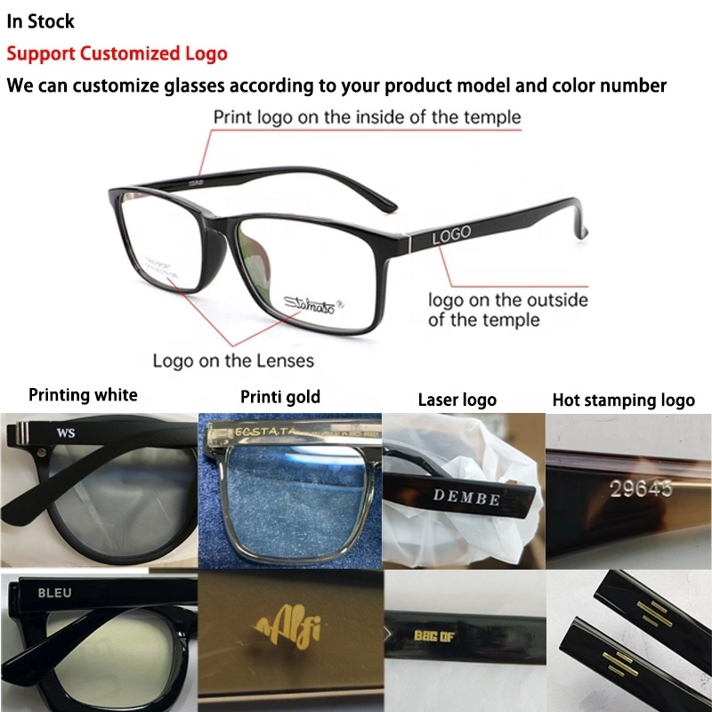 New Design Unisex Square Flexible Tr90 Fashion Anti Bluelight Optical Eyeglasses Frames Blue Light Blocking Glasses