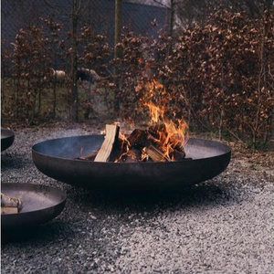 custom carbon steel fire bowl outdoor fire pit