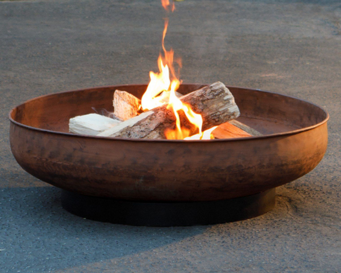 Factory direct sale Large Hanging Fire bowl Cauldron Fire Pit