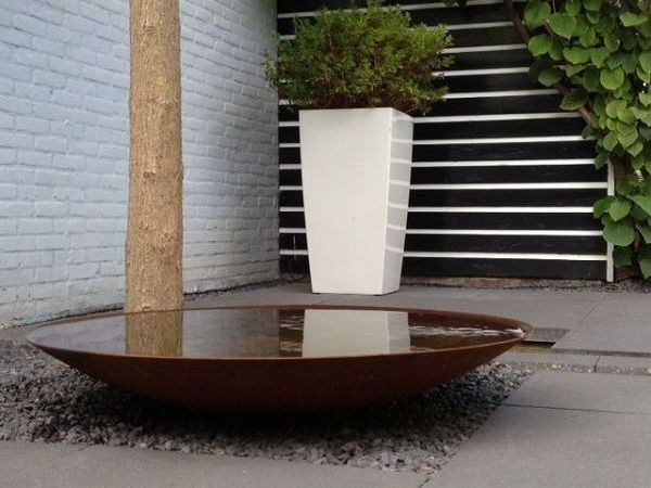 Best selling Corten Steel Garden Water Bowl water pond