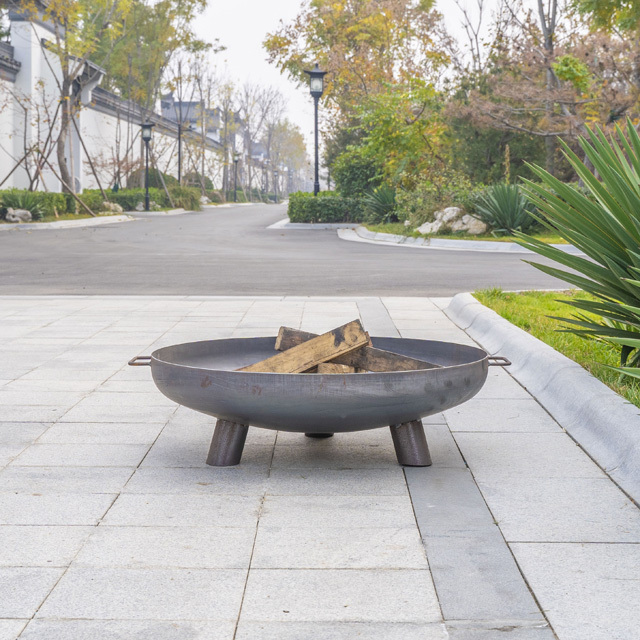 Custom stainless steel outdoor fire pit bowl