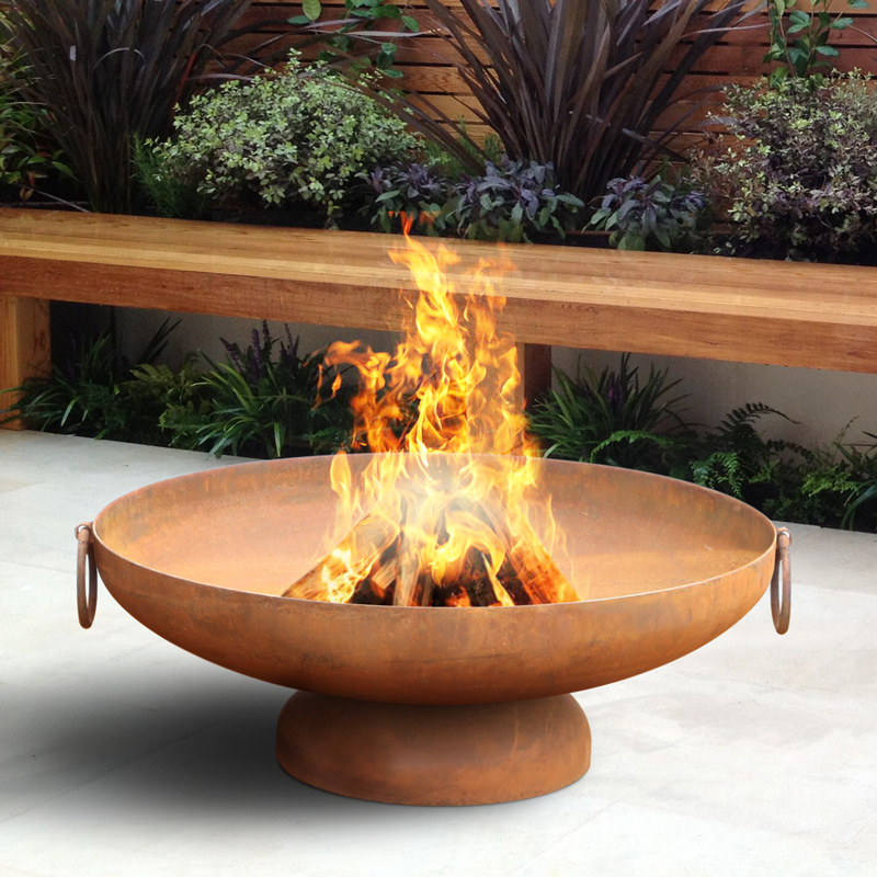 Custom steel round fire pit fire bowl outdoor