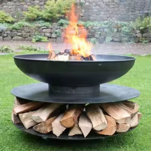 Best selling Corten Steel Portable Fire Pit rust protection Outdoor Wood Burning Fire Pit