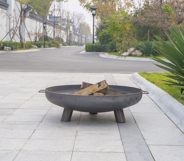 custom carbon steel fire bowl outdoor fire pit