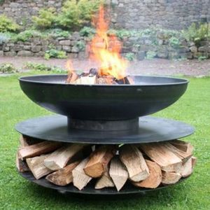 Custom stainless steel outdoor fire pit bowl