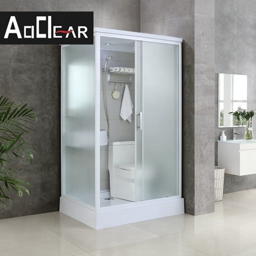 Hotel prefab toilet modular all in one bathroom shower room with toilet