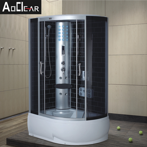 Luxury sauna steam shower room whirlpool bath enclosed steam shower room for indoor bathroom