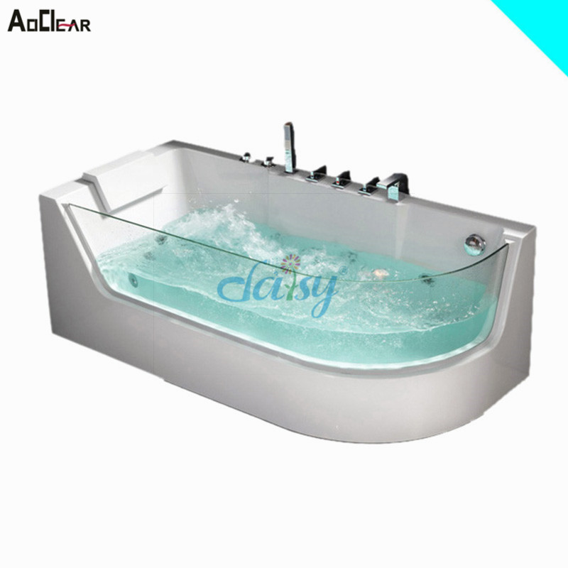 150cm 170cm 2 Person Cheap Oval Transperant Glass Sexy Acrylic Soaking Single Acrylic  Whirlpools & Bathtubs Tubs for Adults