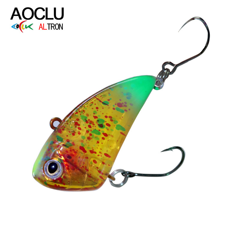 AOCLU Mini Wobbler Sinking VIB Vibration 30mm 3.8g 40mm 7.3g Hard Bait Rattle  Fishing Lure Bass Trout Minnow