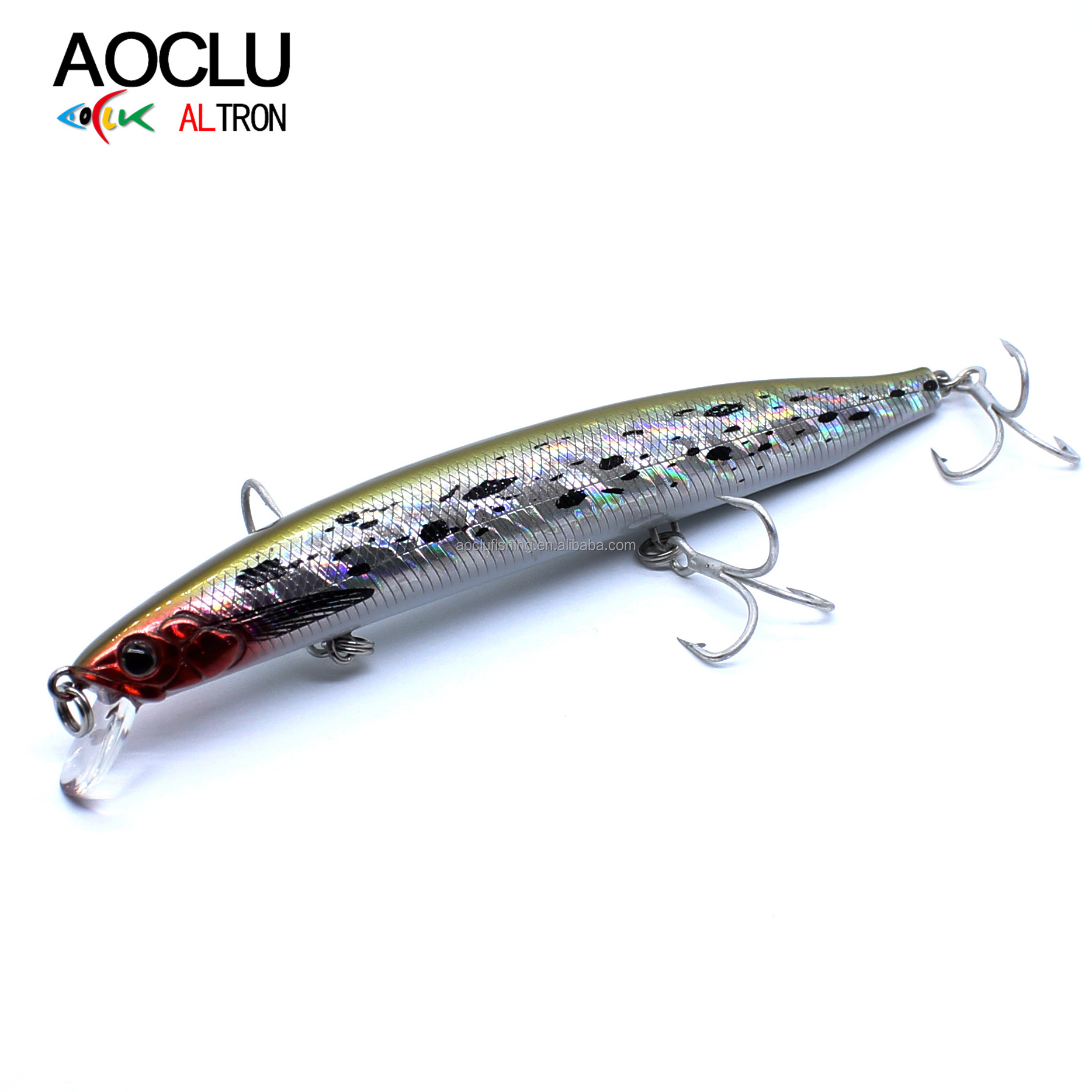 AOCLU Wobbler 130mm 20.6g Dving 0.8-1.8m Hard Bait Sinking Minnow Fishing Lure Magnet Weight Transfer Sea Game