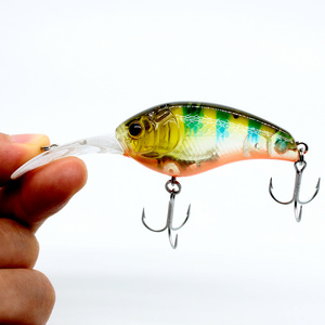 Stocked Floating Crankbait 90mm 13g Diving Depth 1.6m Swimmer Hard Bait Rattle Fishing Lure UV Glow