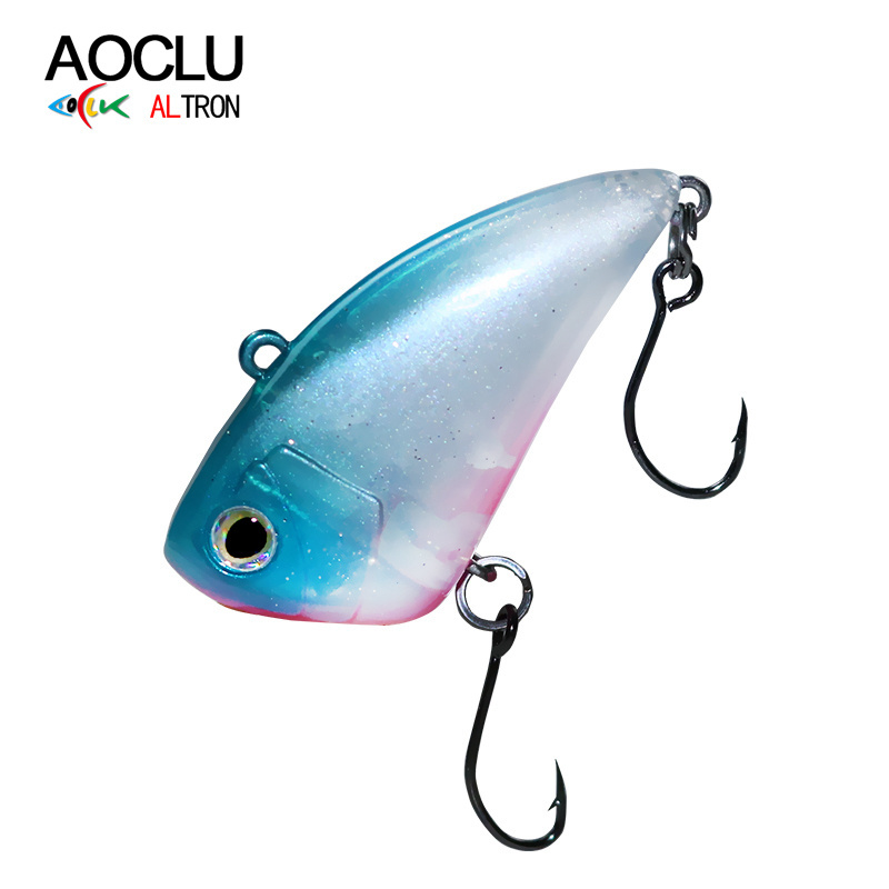 AOCLU Mini Wobbler Sinking VIB Vibration 30mm 3.8g 40mm 7.3g Hard Bait Rattle  Fishing Lure Bass Trout Minnow