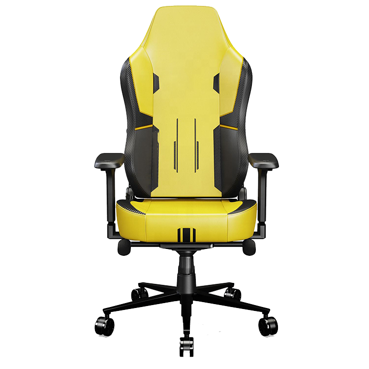 India Hot Video Game Chairs Height Adjustable Alu 4d Armrests Recliner Chair Light Green Gaming Chair with Aluminium Alloy Base