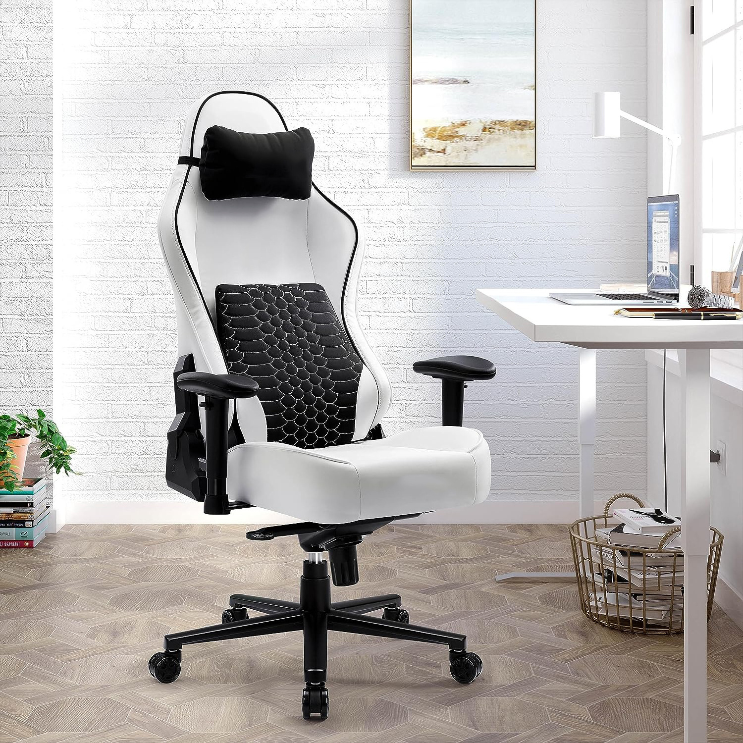 Luxury Executive Pc Computer High Grade Back Hybrid Black Large Size Swivel Free Oem Rolling Desk Gaming Chair with 4d Arms