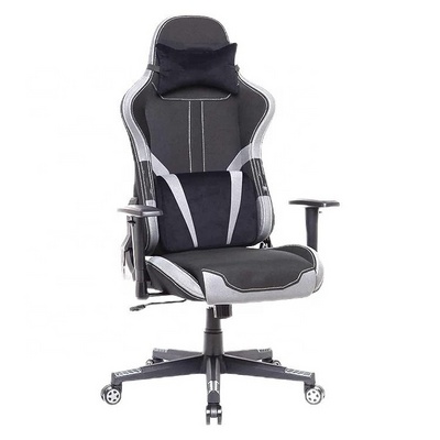 Hot Sales Black Dark Gray Tilt Rocking Chair Gaming Ergonomic Task Swivel Chair Sillas Gamer Chair for Pc Game Computer Office