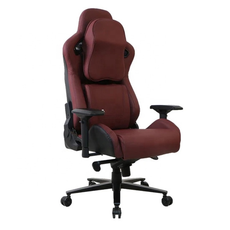 China Oem Popular 4d Armrest Mold Foam Free Sample Silla Burgundy Red Wine Ergonomic Gaming Chairs for Office on Computer Sale