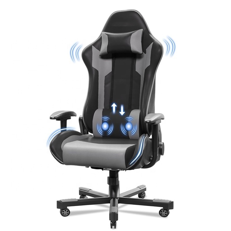 Ddp Price Free Sample Chaise Gaming Grey Blue Office Racing Chair Customer Recliner Spain Silla Gamer Chairs with PU Leather