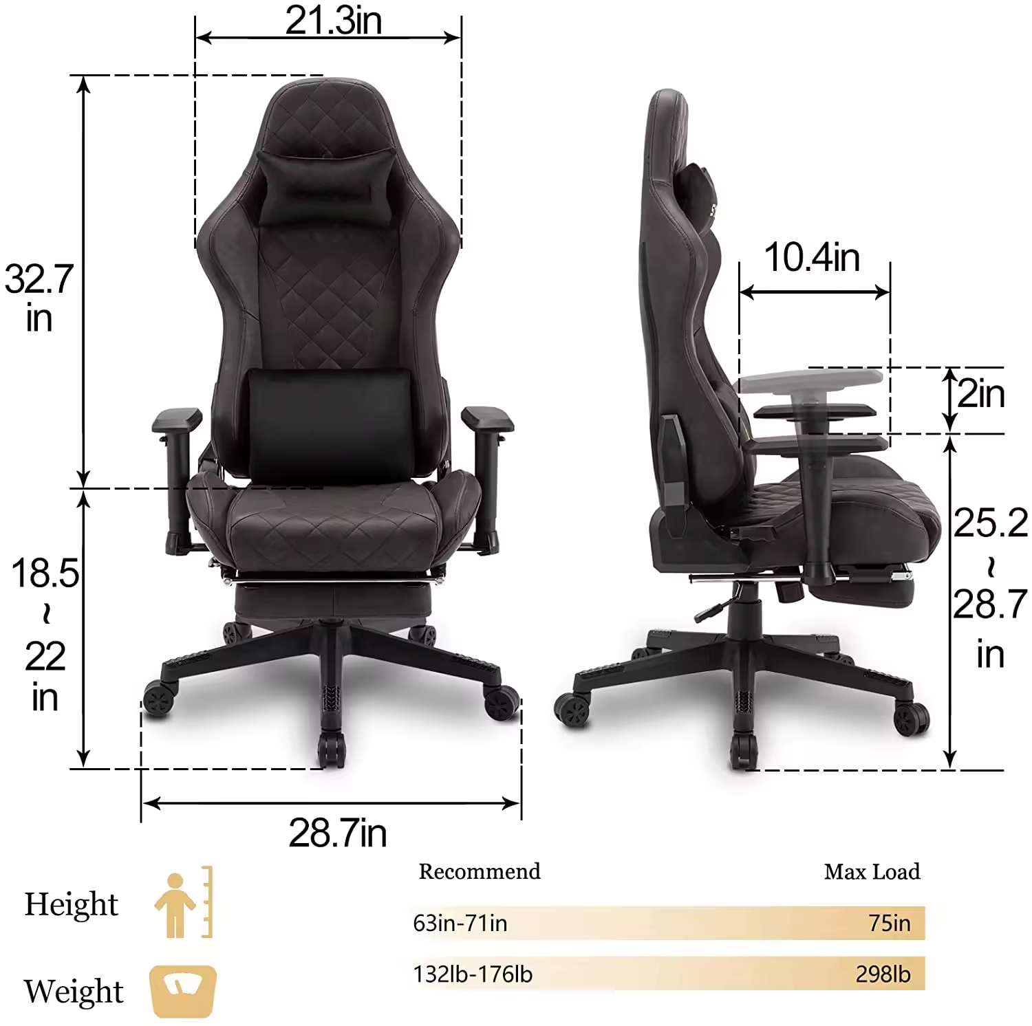 Hot selling black silla gamer manufacturer direct gaminng High Back Ergonomic Computer Racing Chair gaming chair for pc gamer