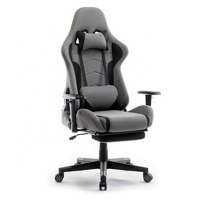 Wholesale Comfort Office Computer Chair Lumbar Support Pc Racing Gaming Gamer Chair Pro Grey Gaming Room Ergonomic Chair