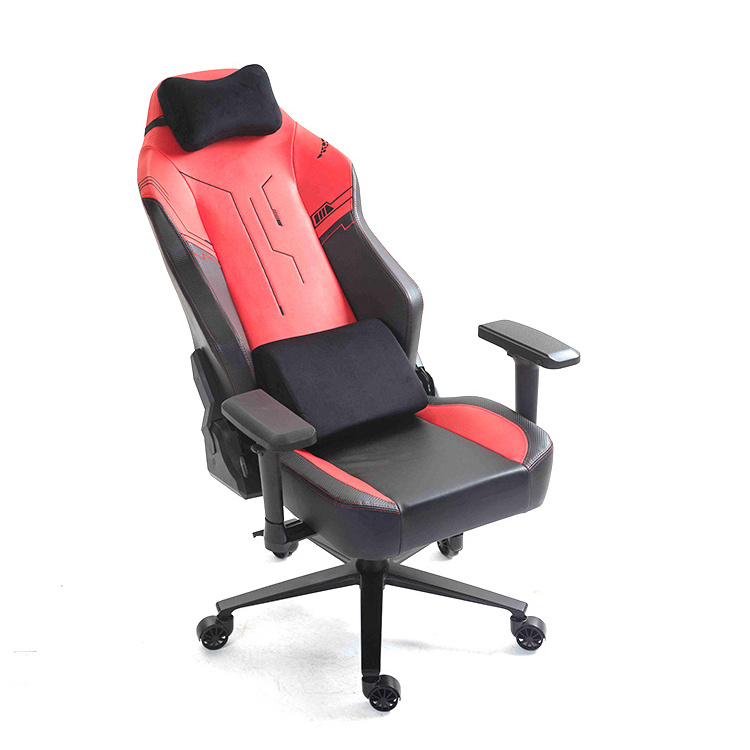 Gaming Chair India Hot Sales Red Leather Silla Gamer Chair Ergonomic Racing Style Reclining Esports Video Game Chairs for Pc