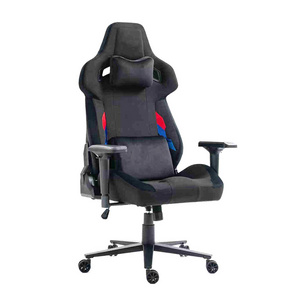 Best Sillas Black Red 4d Armrests Velvet Memory Foam Recliner Sofa Executive E-Sports Gaming Chair with Aluminium Alloy Base