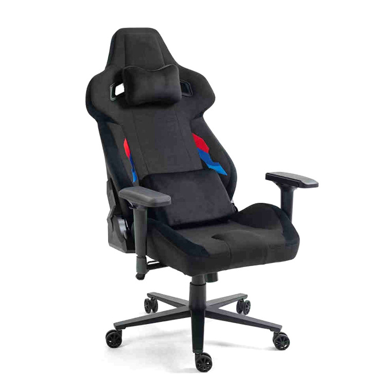 Best Sillas Black Red 4d Armrests Velvet Memory Foam Recliner Sofa Executive E-Sports Gaming Chair with Aluminium Alloy Base